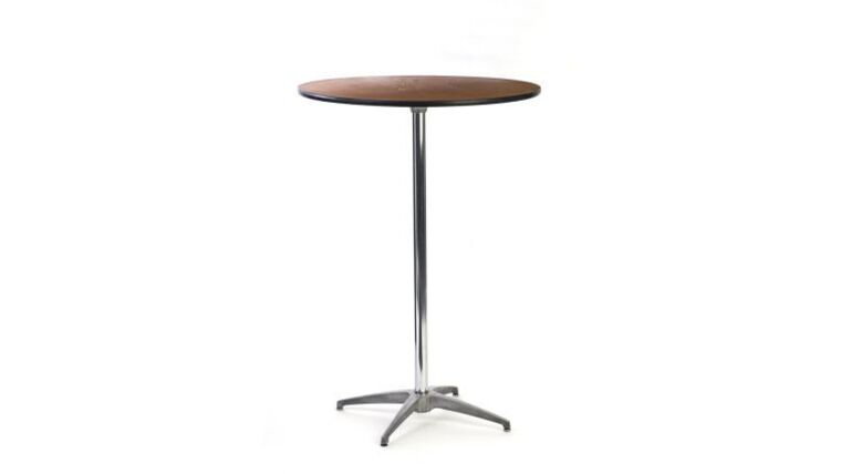 Cocktail Table 30" Round, Hight 42"