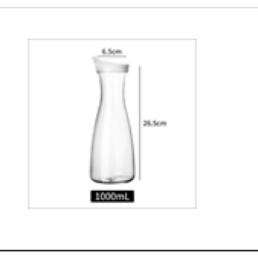 GLASS PITCHER LONG