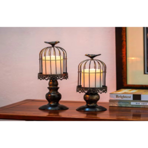 BIRD CAGE CANDLEHOLDER