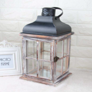 NORWAY WHITE WASHED LANTERN