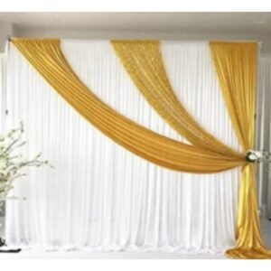 DRAPED WALL WHITE GOLD